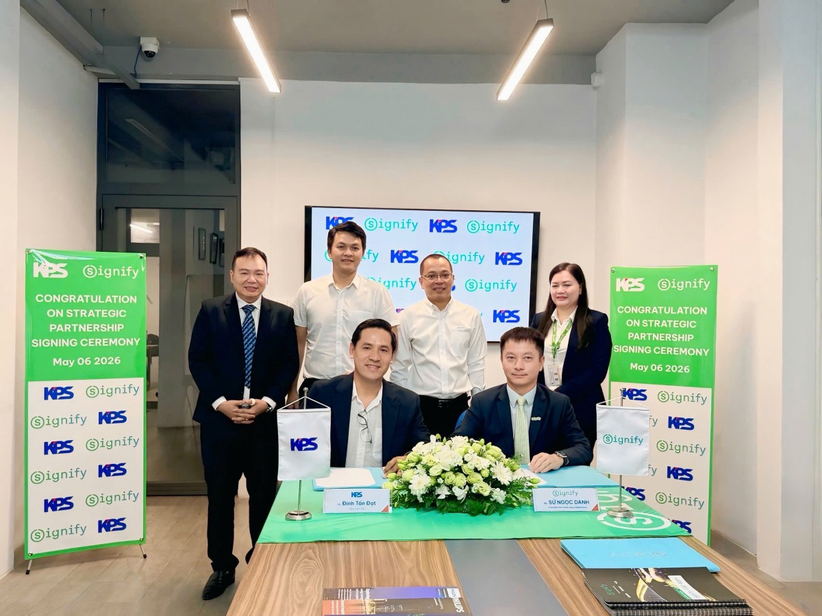 Signify và KPS hợp tác triển khai chiếu sáng thông minh cho công trình xanh