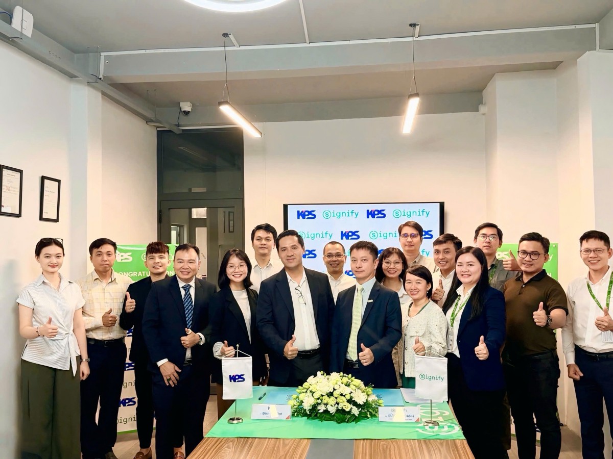 Signify và KPS hợp tác triển khai chiếu sáng thông minh cho công trình xanh tại Việt Nam
