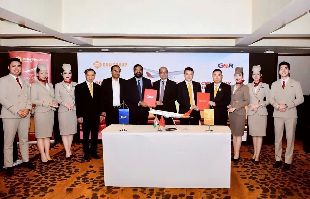 Sun Group bắt tay GMR Group, gắn kết hợp tác hàng không Việt Nam – Ấn Độ