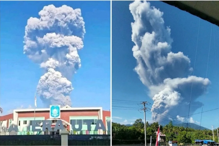 Phun trào núi lửa tại Indonesia, nhiều du khách mất tích