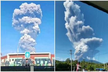 Phun trào núi lửa tại Indonesia, nhiều du khách mất tích