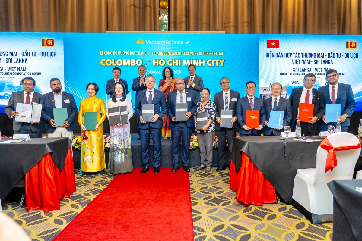 3. Vietnam Airlines trao biên bản hợp tác với các đối tác tại Sri Lanka dưới sự chứng kiến của Tổng Bí thư, Chủ tịch nước Tô Lâm