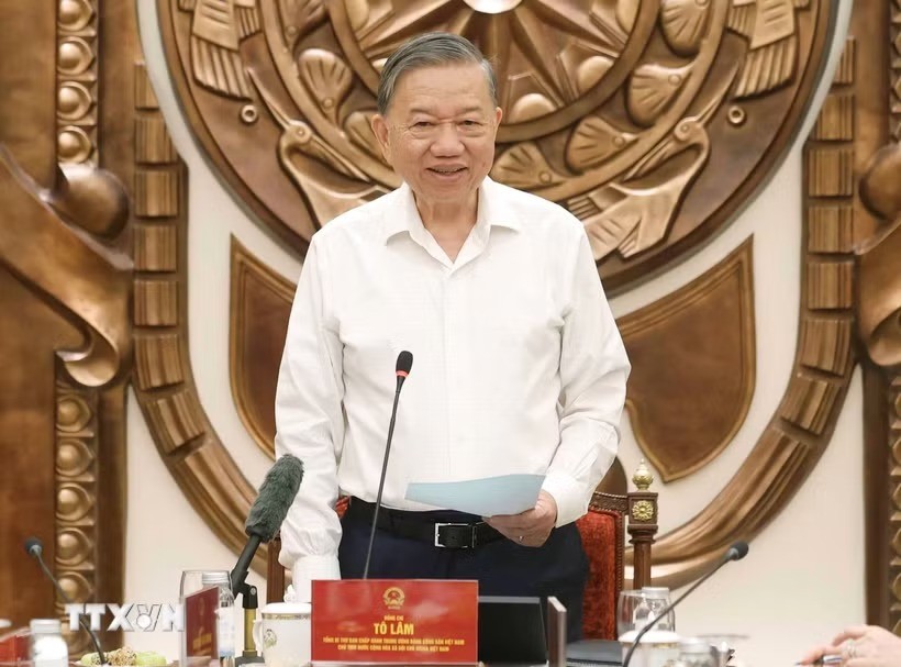 Tổng Bí thư, Chủ tịch nước Tô Lâm làm việc với Văn phòng Chủ tịch nước