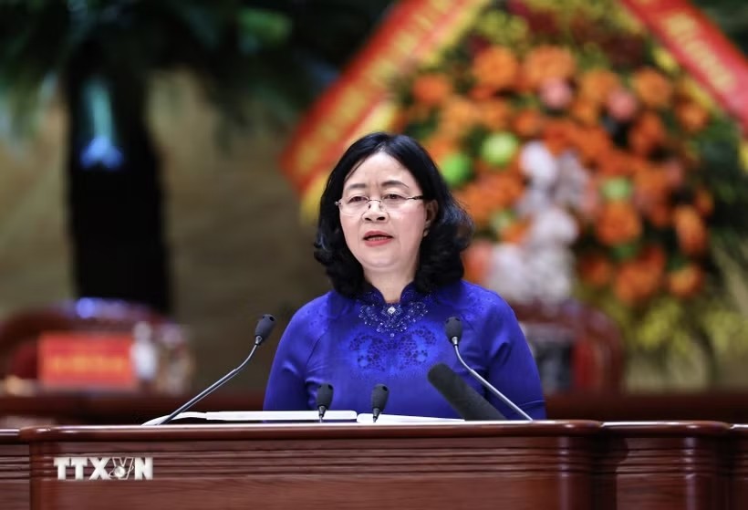 Bà Bùi Thị Minh Hoài tái cử Chủ tịch Ủy ban Trung ương MTTQ Việt Nam khóa XI