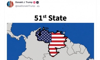 Ông Trump đăng ảnh ám chỉ Venezuela ‘là bang thứ 51’ của Mỹ