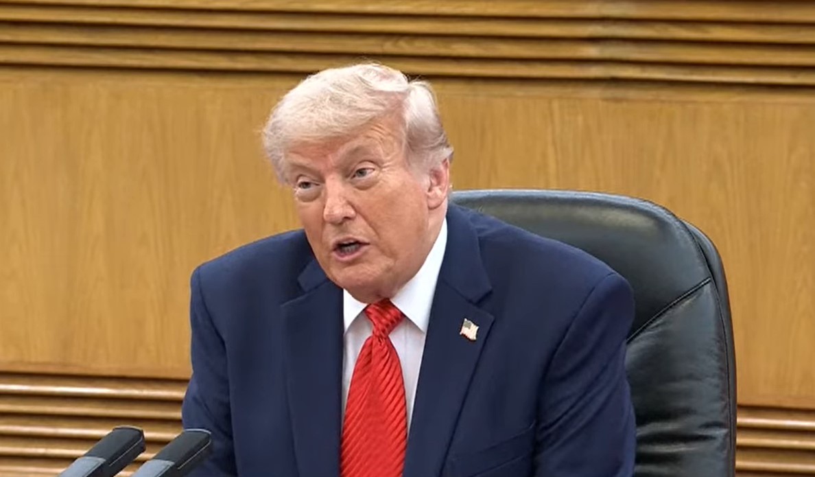 Tổng thống Mỹ Donald Trump. Ảnh chụp màn hình