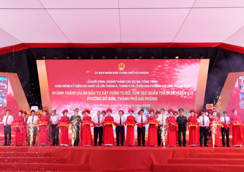 Hải Phòng đồng loạt khánh thành, khởi công 14 dự án trọng điểm