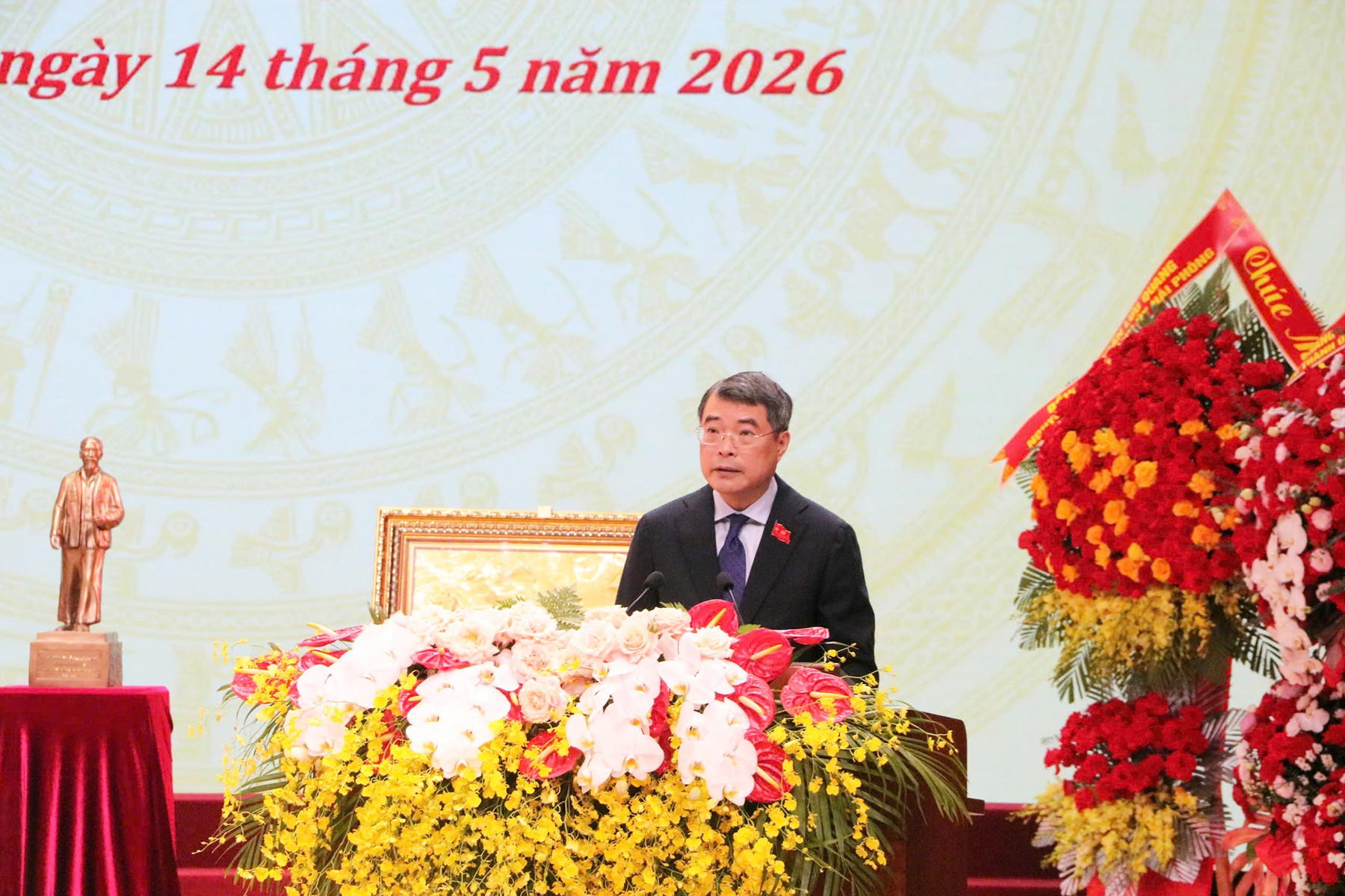 Thủ tướng Chính phủ phát biểu tại buổi lễ. Ảnh: An ninh Hải Phòng.