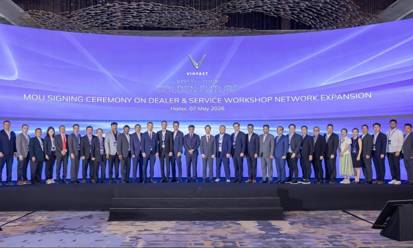 VinFast hướng tới mốc 1.100 xưởng dịch vụ trên toàn cầu trong năm 2026