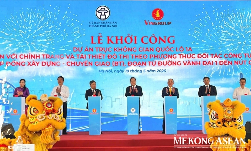 Vingroup khởi công dự án mở rộng quốc lộ 1A lên 10 làn xe