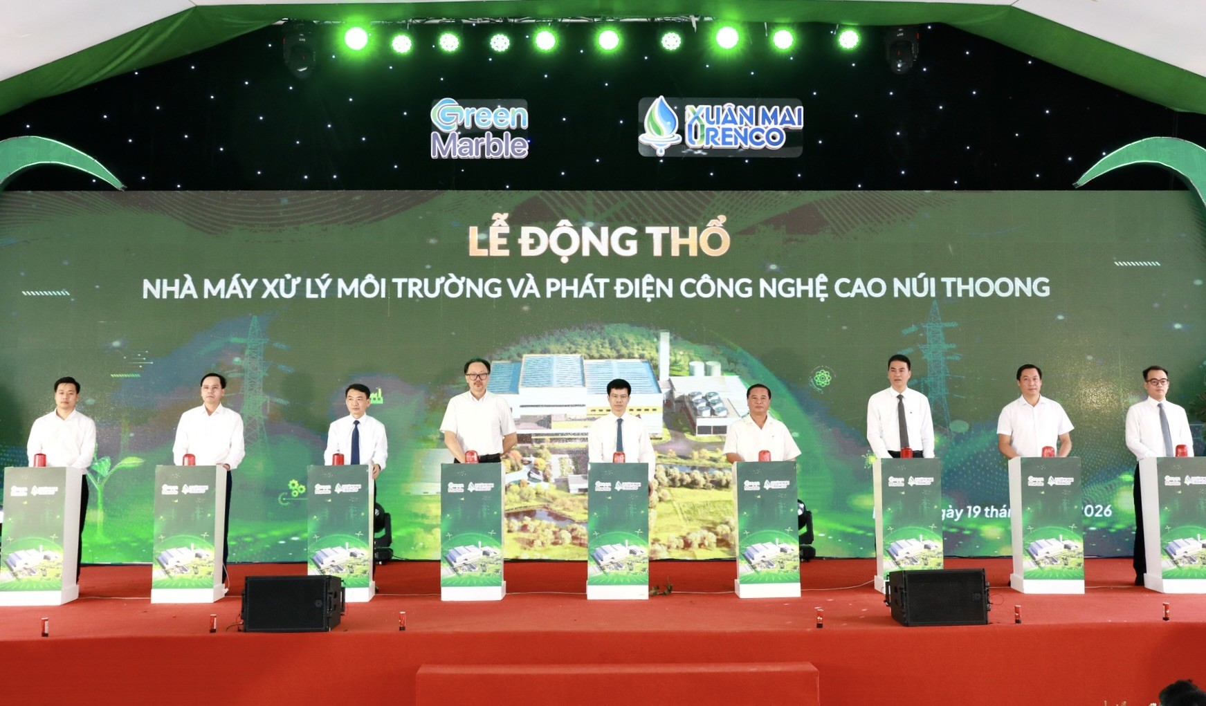 Hà Nội động thổ nhà máy điện rác công suất 2.000 tấn/ngày đêm