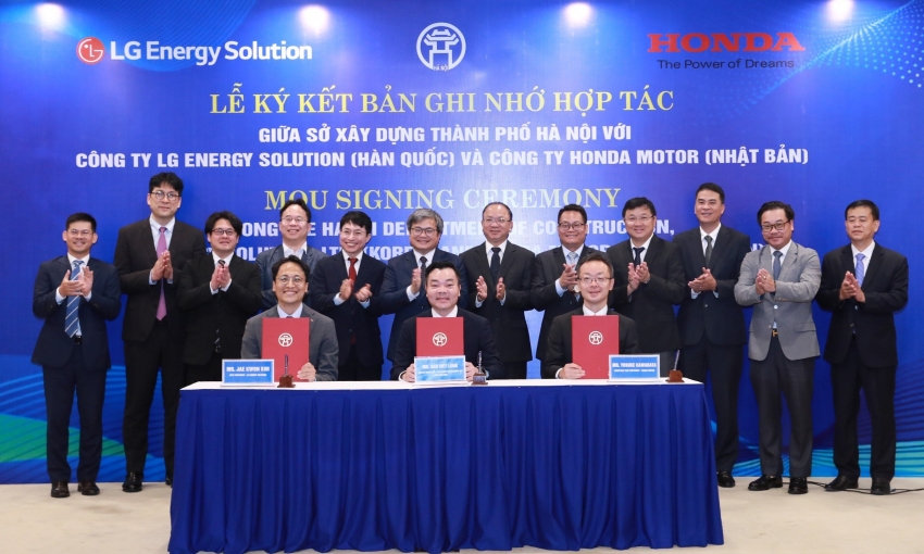 Honda và LG sẽ xây các trạm đổi pin xe điện dùng chung tại Hà Nội