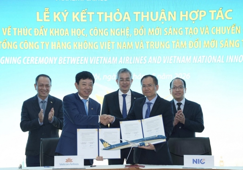 Vietnam Airlines hợp tác với NIC thúc đẩy đổi mới sáng tạo lĩnh vực hàng không