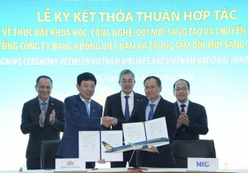 Vietnam Airlines hợp tác với NIC thúc đẩy đổi mới sáng tạo lĩnh vực hàng không