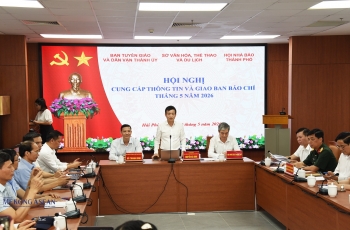 Hải Phòng cung cấp thông tin và giao ban báo chí tháng 5/2026
