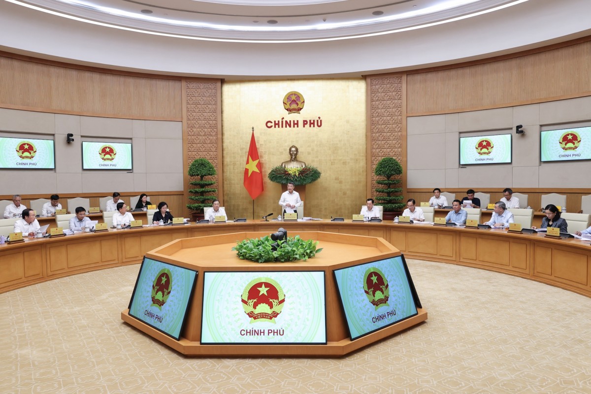 Thủ tướng Chính phủ chủ trì phiên họp Chính phủ thường kỳ tháng 5 năm 2026 - Ảnh: VGP