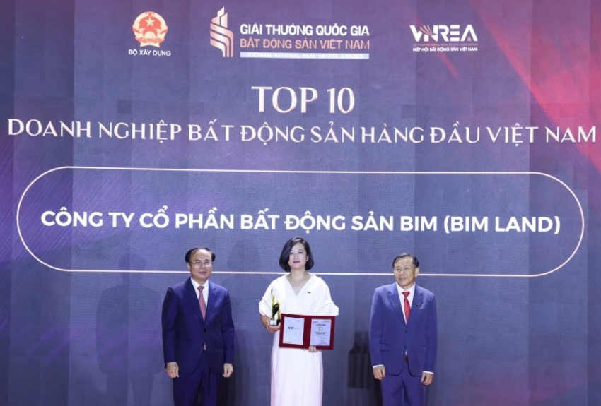 BIM Land lọt Top 10 doanh nghiệp bất động sản hàng đầu Việt Nam