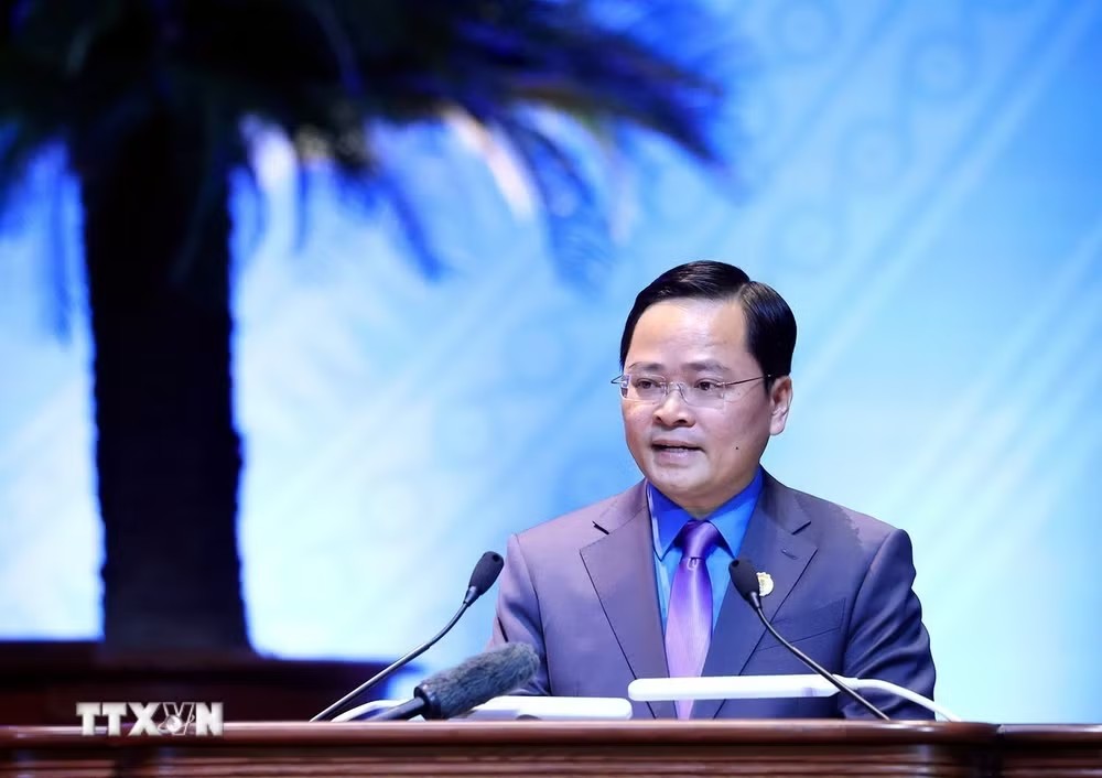 Chủ tịch Tổng Liên đoàn Lao động Việt Nam Nguyễn Anh Tuấn