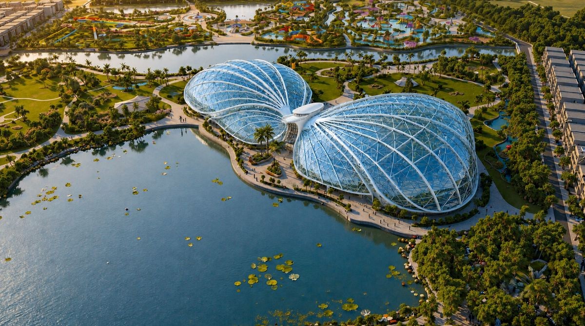 Cách Vinhomes tạo ra 'mùa xuân vĩnh cửu' với vườn hoa nhà kính tại Sài Gòn Park