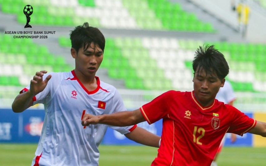 Thắng đậm Myanmar, U19 Việt Nam xây chắc ngôi đầu bảng