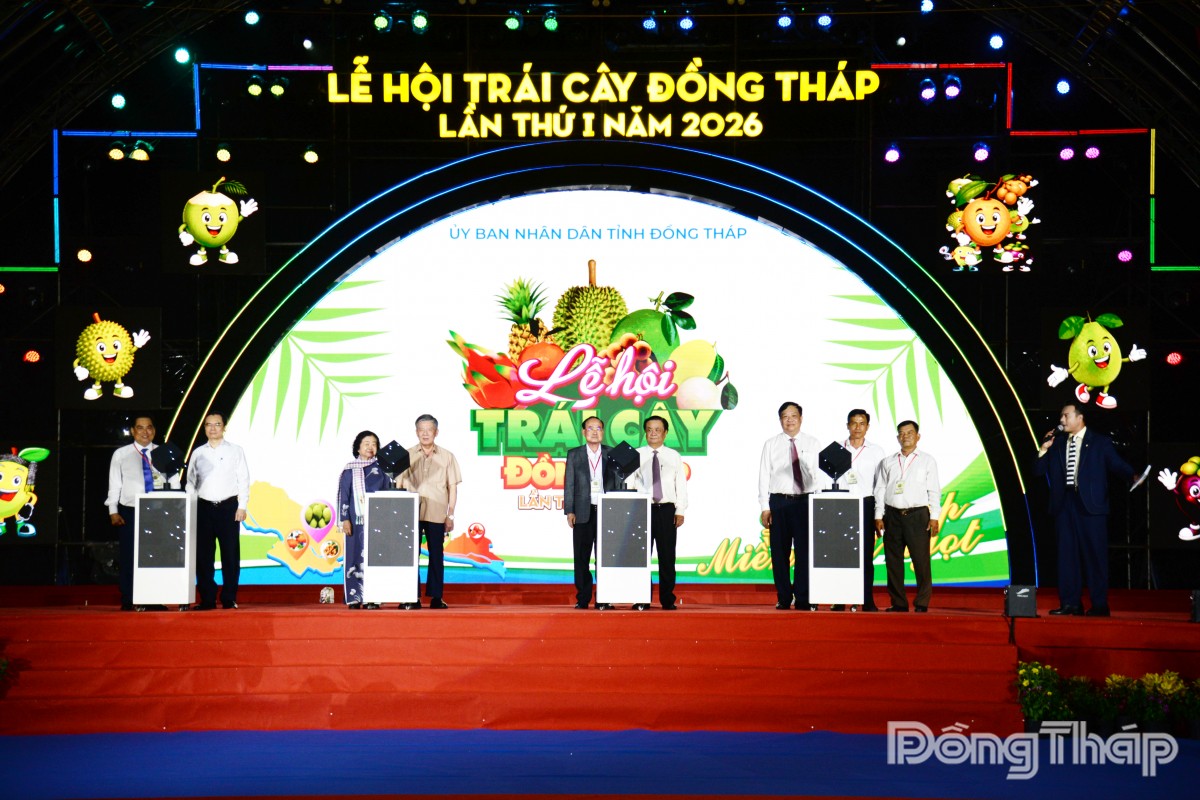 Đồng Tháp khai mạc lễ hội trái cây, quy tụ hơn 20 hoạt động quảng bá nông sản