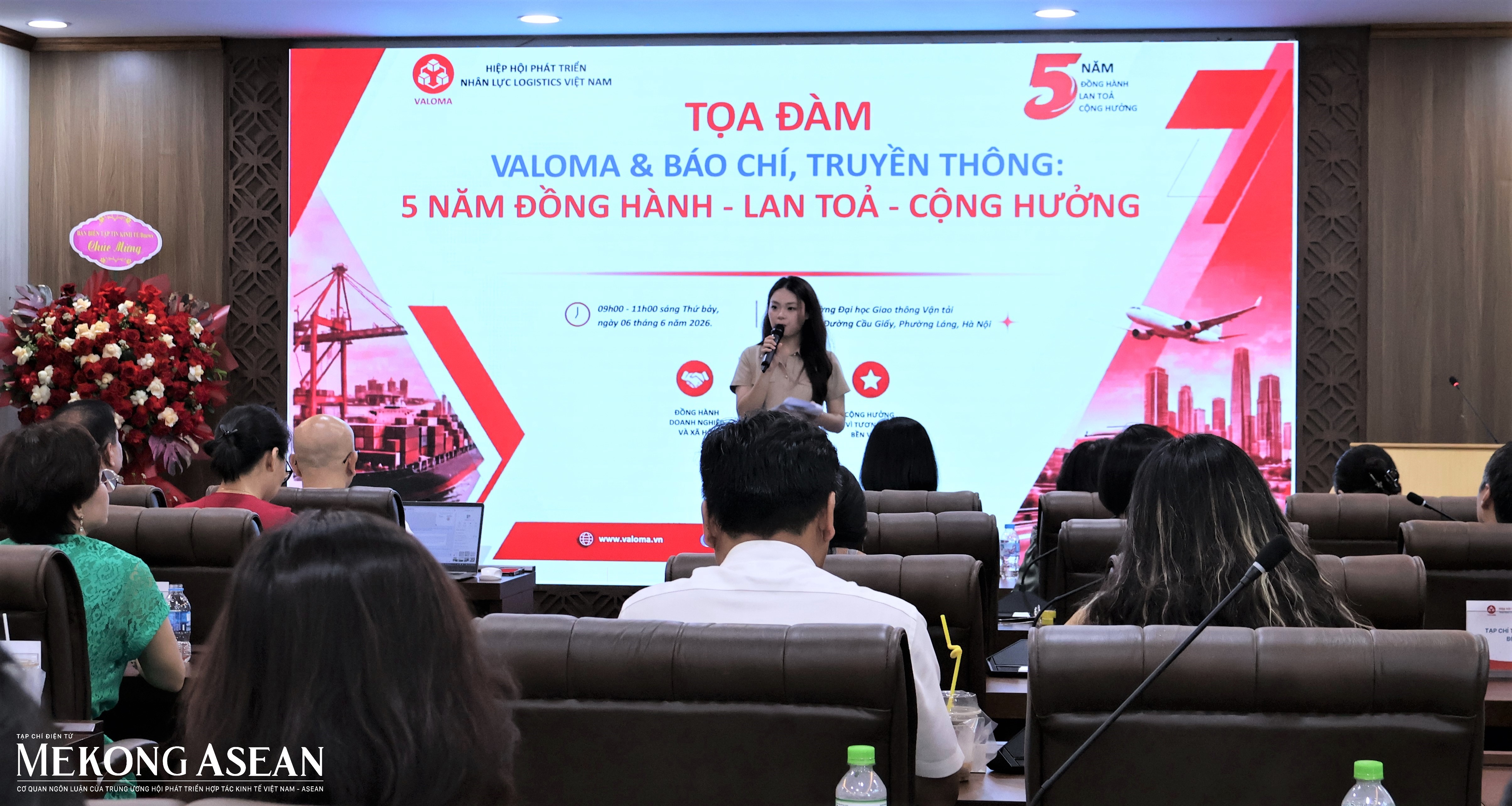VALOMA đồng hành với báo chí trong phát triển ngành logistics