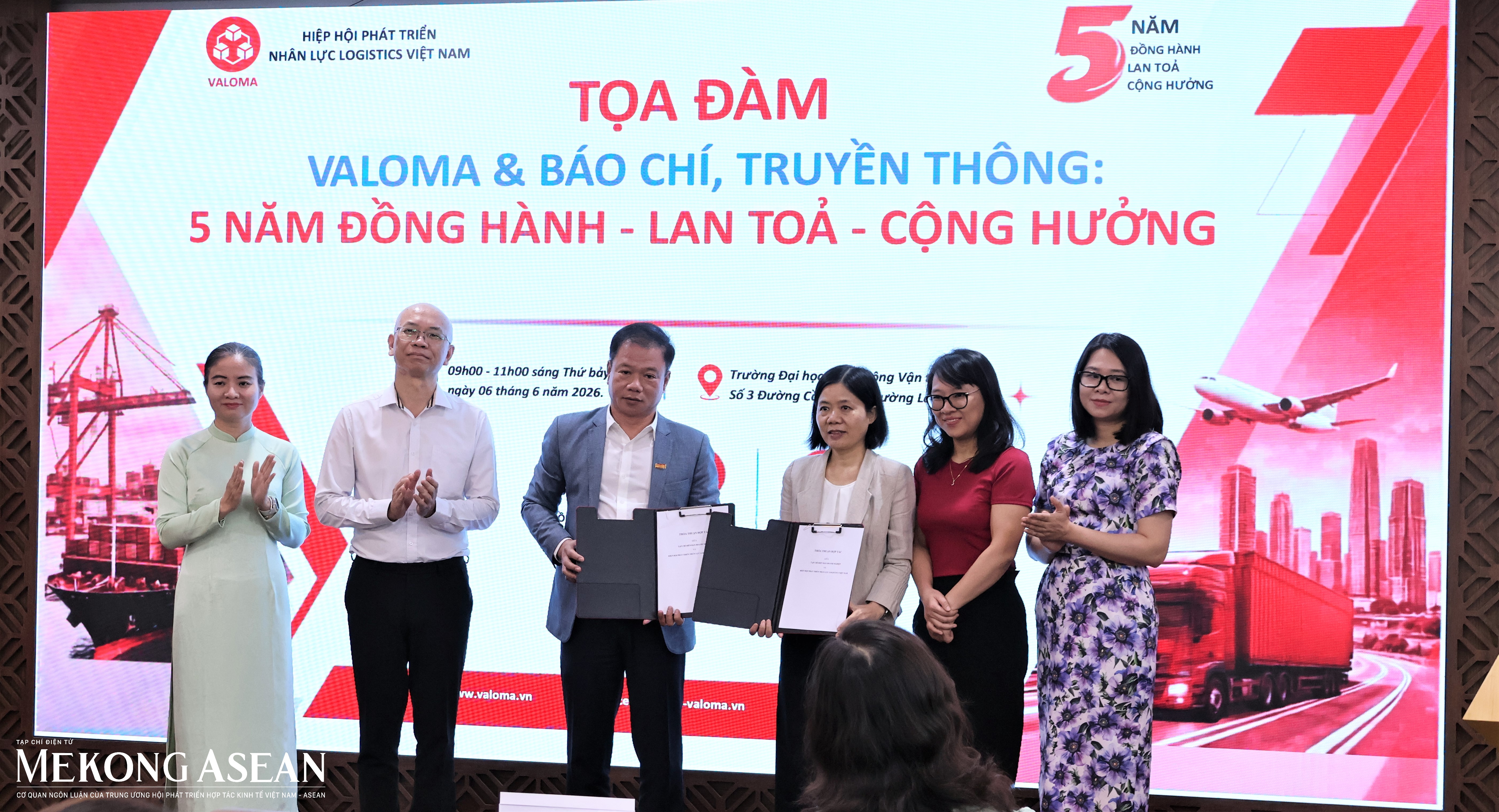 VALOMA đồng hành với báo chí trong phát triển ngành logistics