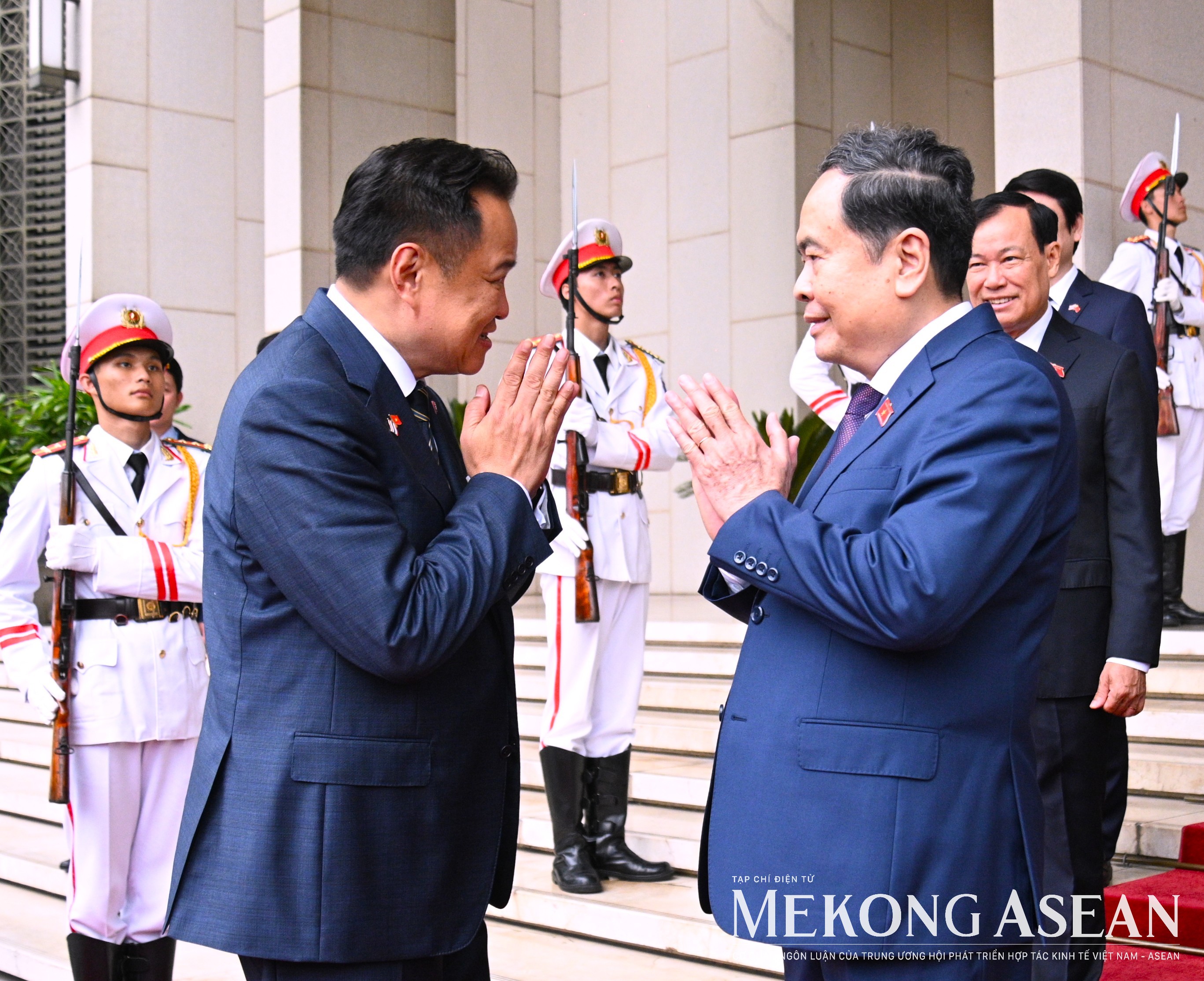Chủ tịch Quốc hội Trần Thanh Mẫn hội kiến Thủ tướng Thái Lan