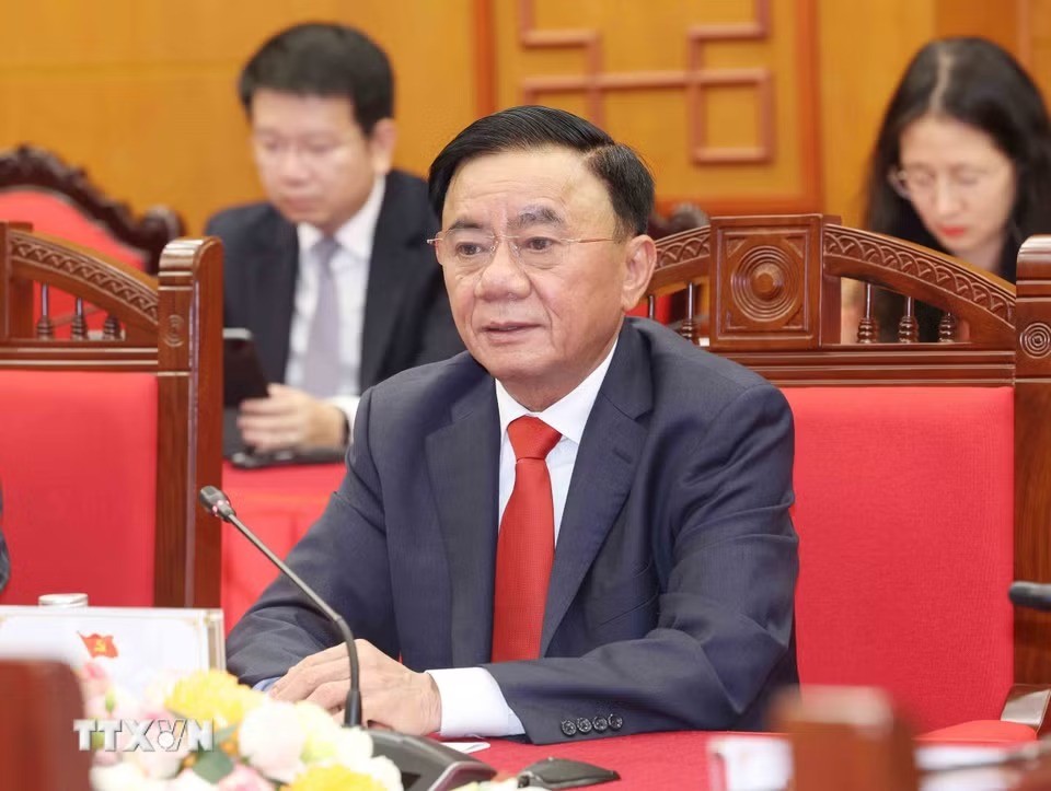 Thường trực Ban Bí thư Trần Cẩm Tú phát biểu tại buổi gặp mặt. Ảnh: TTXVN. Thường trực Ban Bí thư Trần Cẩm Tú phát biểu tại buổi gặp mặt. Ảnh: TTXVN.
