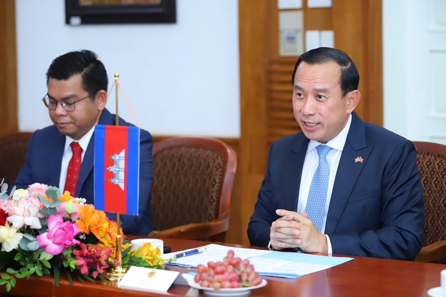 Bộ trưởng Du lịch Campuchia Hout Hak bày tỏ mong muốn Việt Nam sẽ tiếp tục hỗ trợ Campuchia trong công tác xúc tiến du lịch
