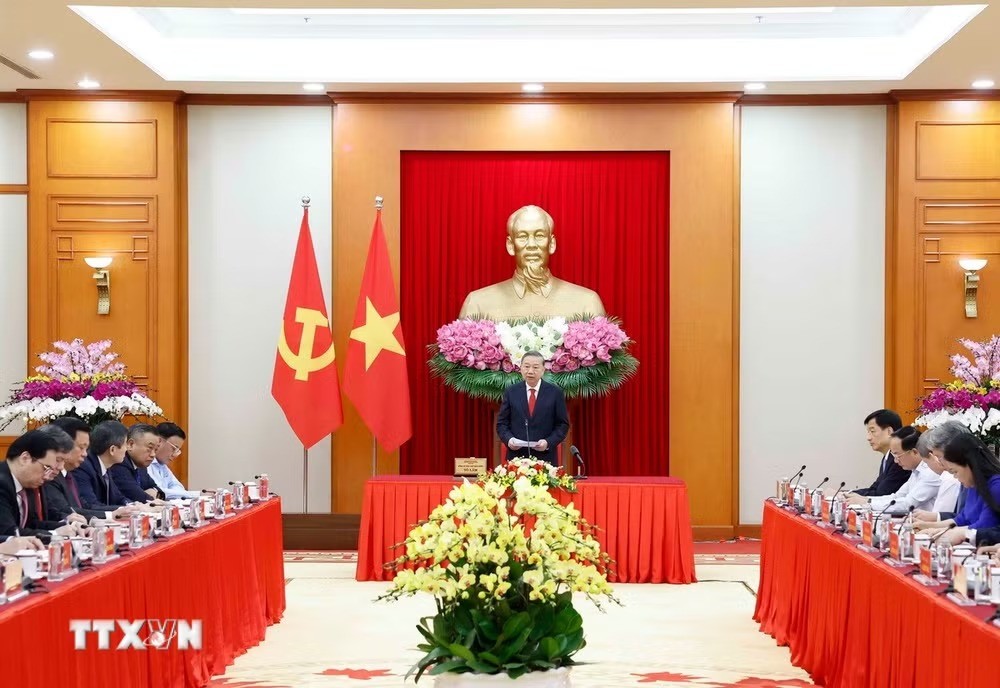 Tổng Bí thư, Chủ tịch nước Tô Lâm phát biểu chỉ đạo