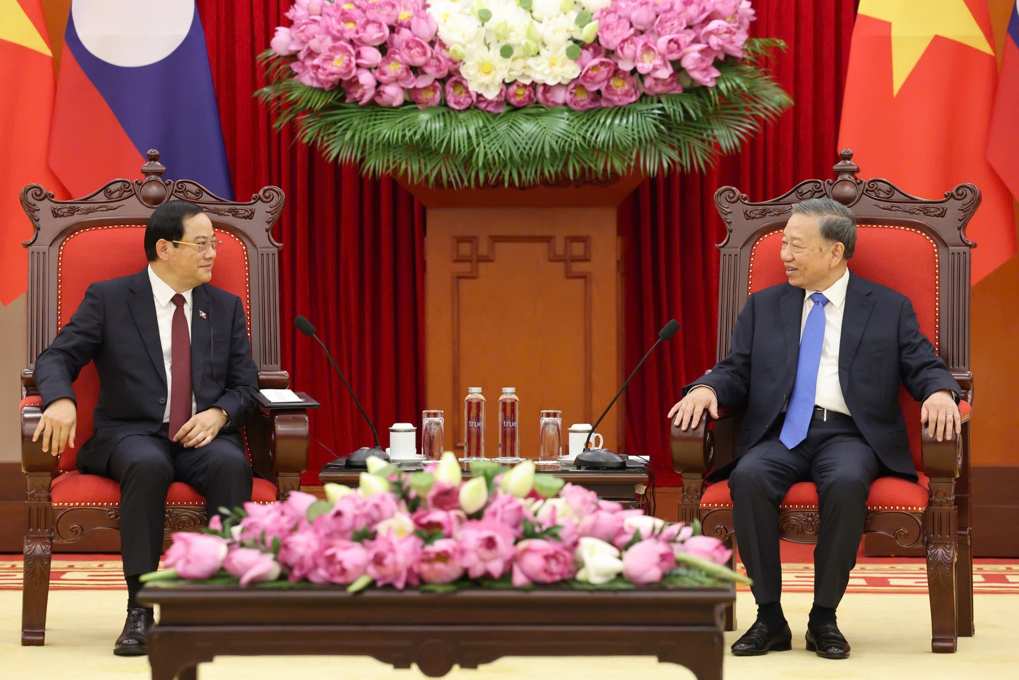 Tổng Bí thư, Chủ tịch nước Tô Lâm tiếp Thủ tướng Lào Sonexay Siphandone