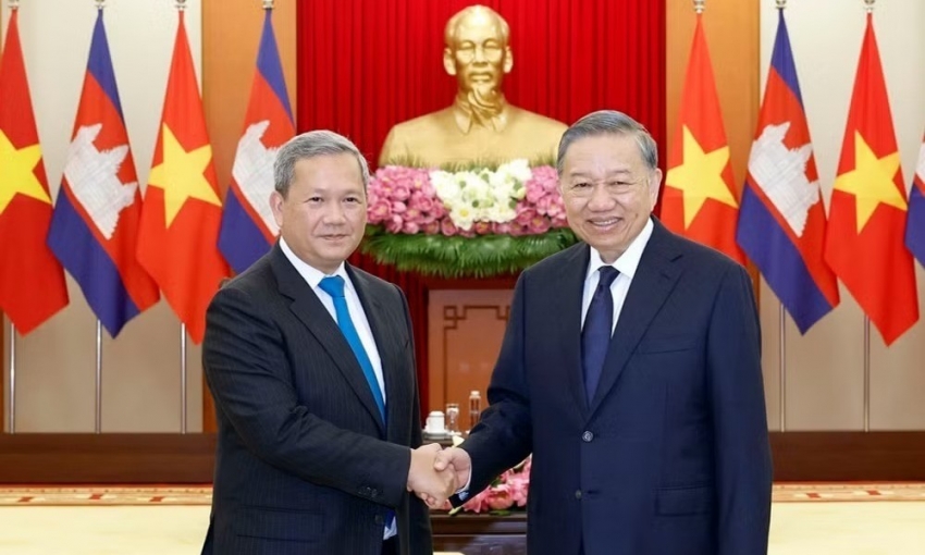 Tổng Bí thư, Chủ tịch nước tiếp Thủ tướng Campuchia Hun Manet