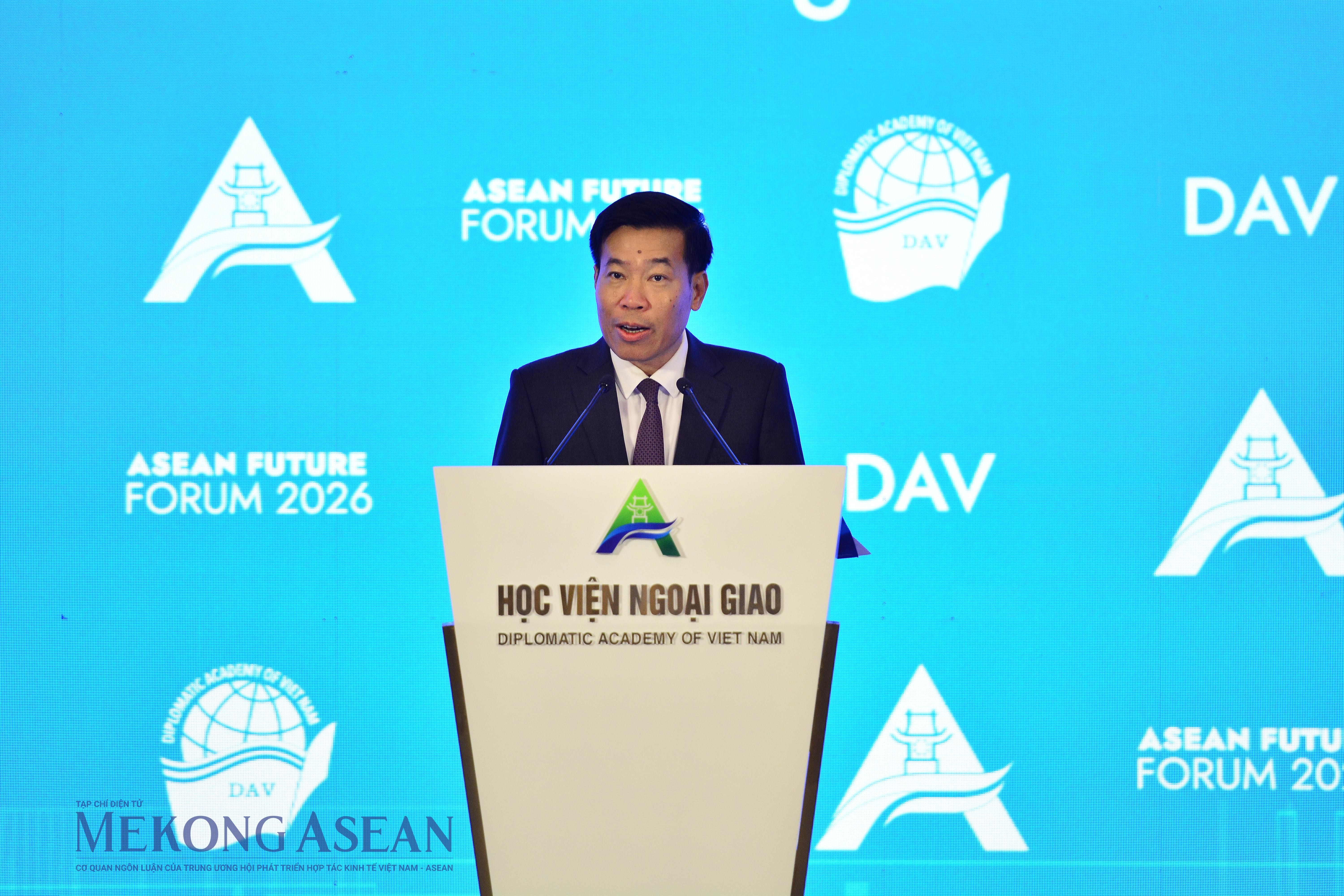 Thứ trưởng Bộ Ngoại giao Nguyễn Mạnh Cường. Ảnh: Lê Hồng Nhung - Mekong ASEAN