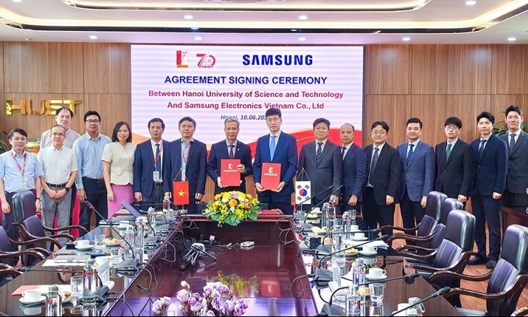 Samsung Việt Nam ‘bắt tay’ các trường đại học để đào tạo nhân lực
