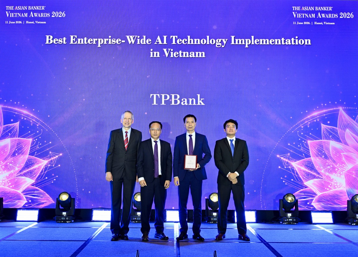 TPBank thắng lớn tại The Asian Banker với 3 giải thưởng công nghệ