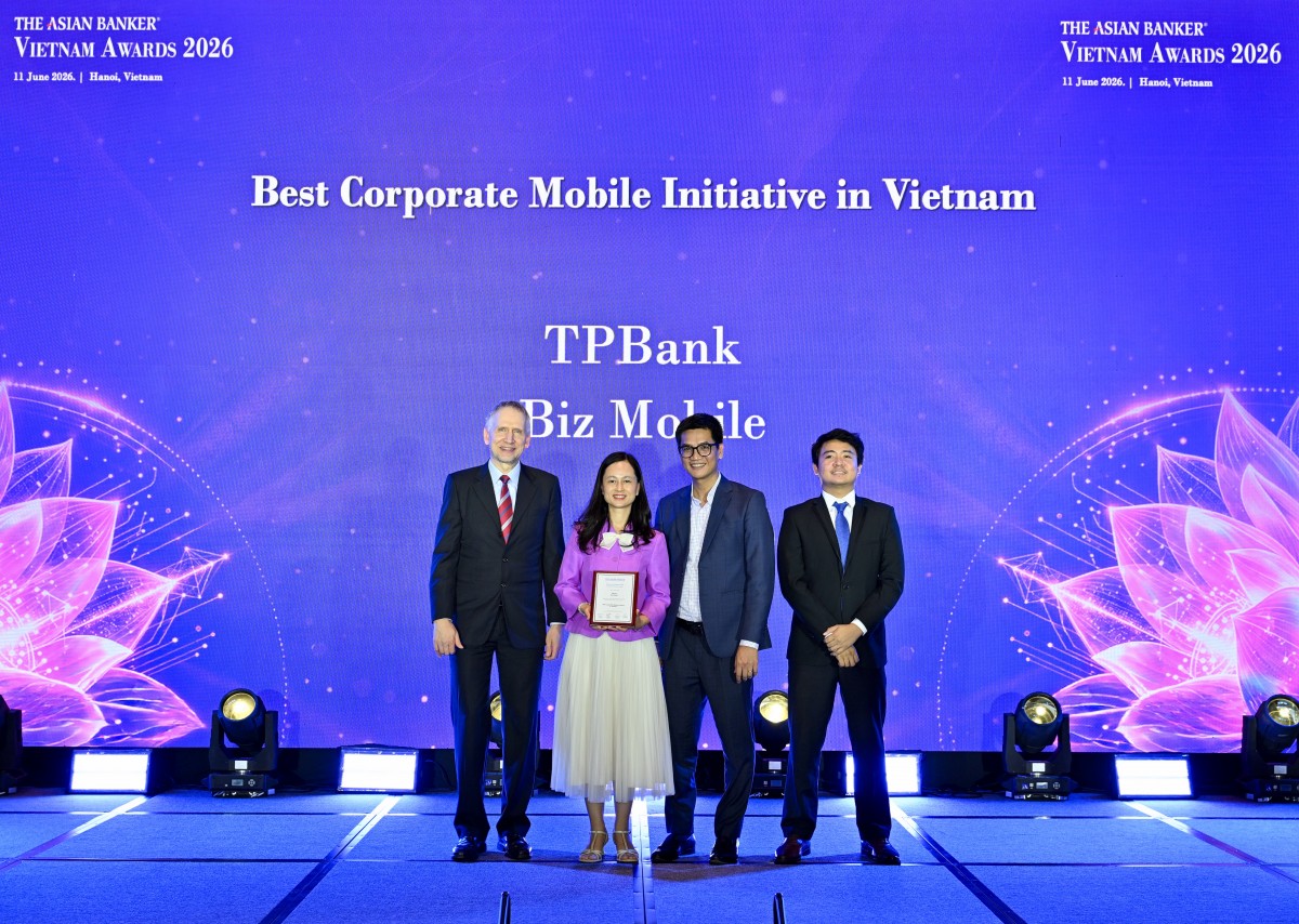 TPBank thắng lớn tại The Asian Banker với 3 giải thưởng công nghệ