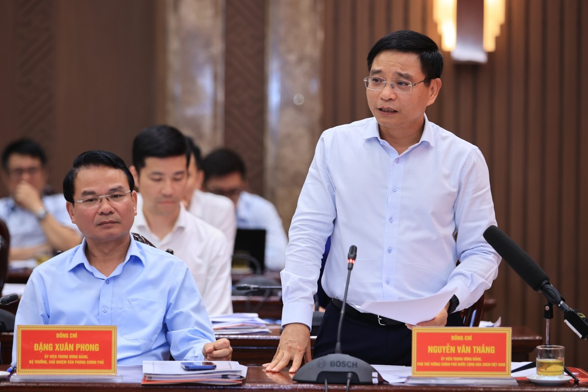 Các đại biểu dự cuộc làm việc. Ảnh: VGP.