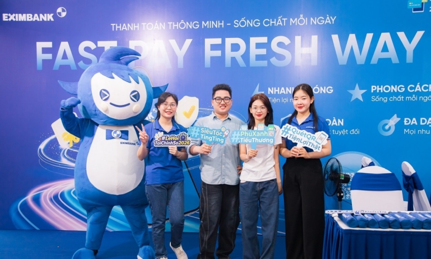 Eximbank đẩy mạnh giải pháp quản lý dòng tiền cho hộ kinh doanh tại Ngày Tài chính số 2026
