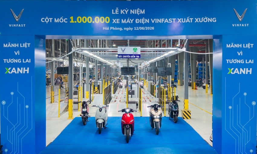 VinFast xuất xưởng xe máy điện thứ một triệu