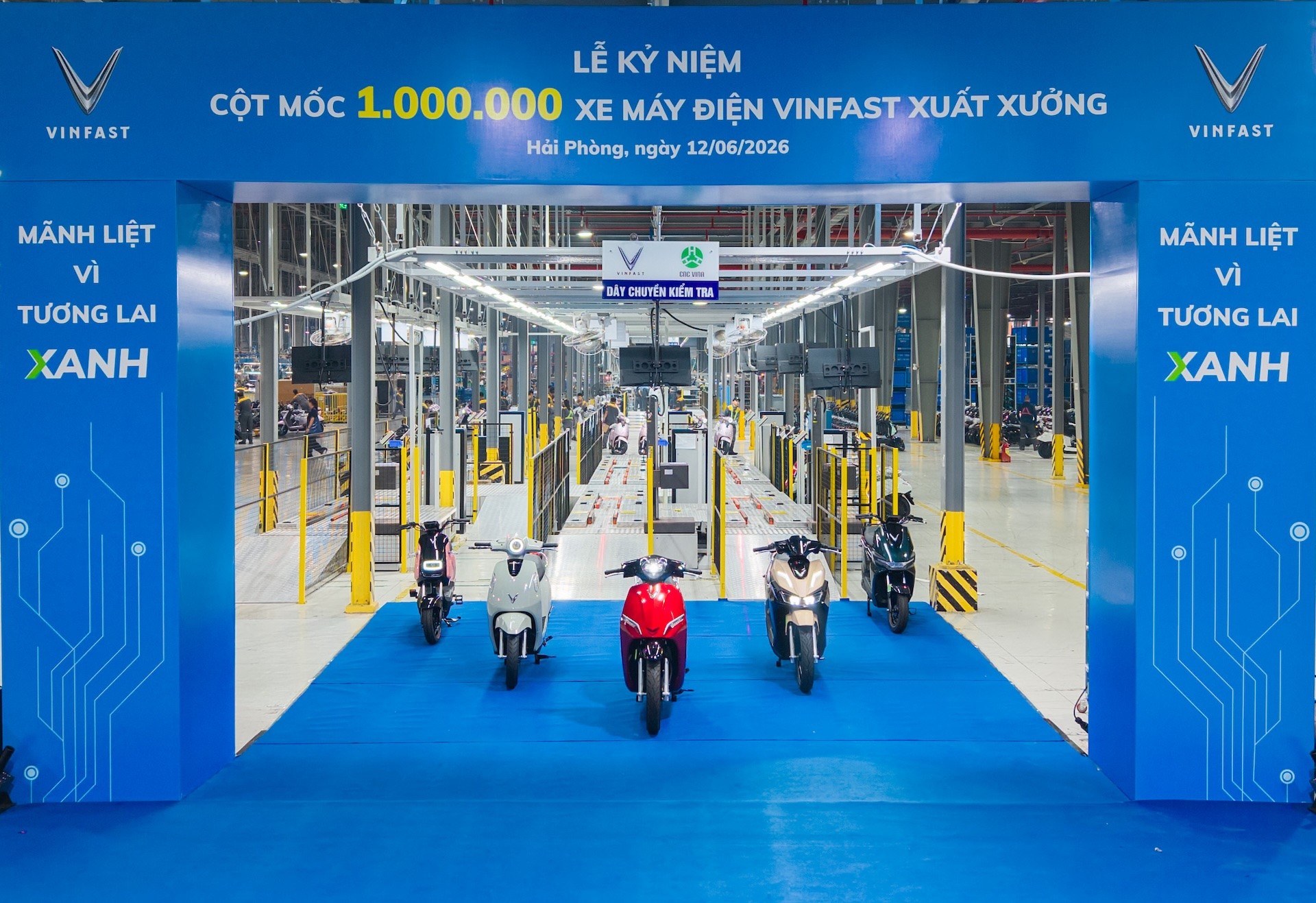 VinFast xuất xưởng xe máy điện thứ một triệu