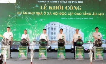 Phú Thọ khởi công dự án nhà ở xã hội 456 căn hộ tại phường Việt Trì