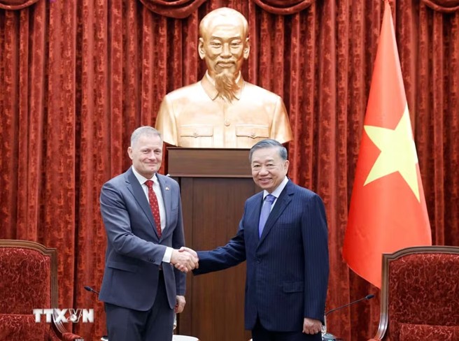 Tổng Bí thư, Chủ tịch nước Tô Lâm tiếp Đại sứ Đan Mạch chào từ biệt