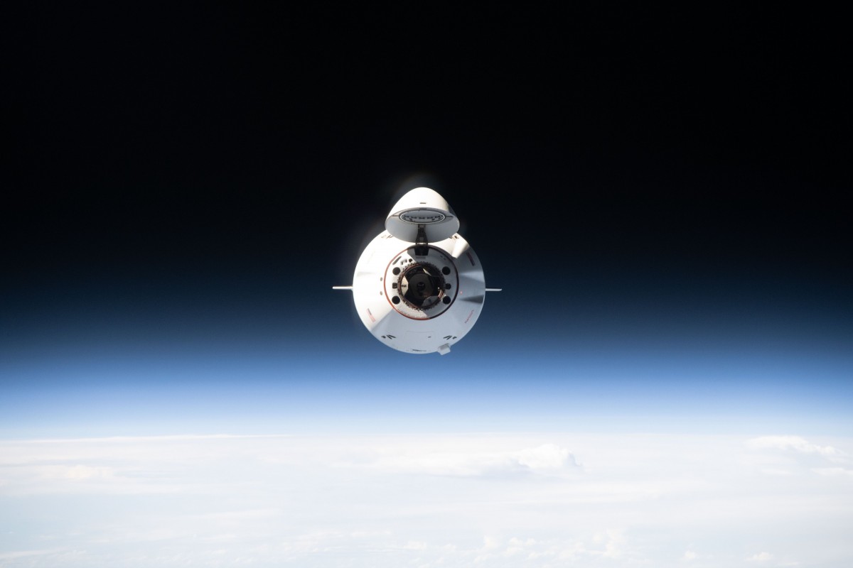 Tàu vũ trụ Dragon của SpaceX thực hiện nhiệm vụ tiếp tế cho NASA. Ảnh: X/@SpaceX