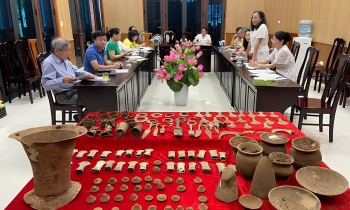 Phát hiện hơn 125 hiện vật thuộc nền văn hóa Đông Sơn tại Nghệ An