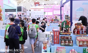 Đồ chơi gỗ Việt giữa 'rừng' đồ chơi nhập khẩu tại IBTE Hà Nội 2026