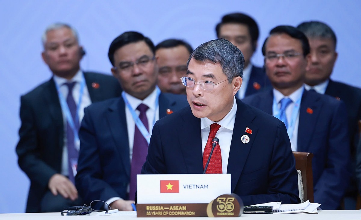 Thủ tướng nêu ba định hướng lớn nhằm thúc đẩy quan hệ ASEAN-Nga hiệu quả và thực chất. Ảnh: VGP.