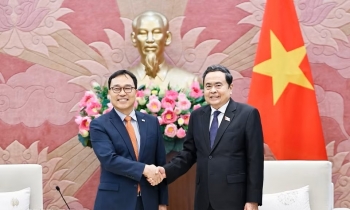 Chủ tịch Quốc hội Trần Thanh Mẫn tiếp Đại sứ Hàn Quốc