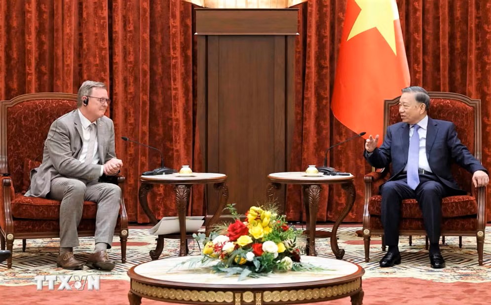 Tổng Bí thư, Chủ tịch nước tiếp Phó Chủ tịch Quốc hội Cộng hòa Liên bang Đức