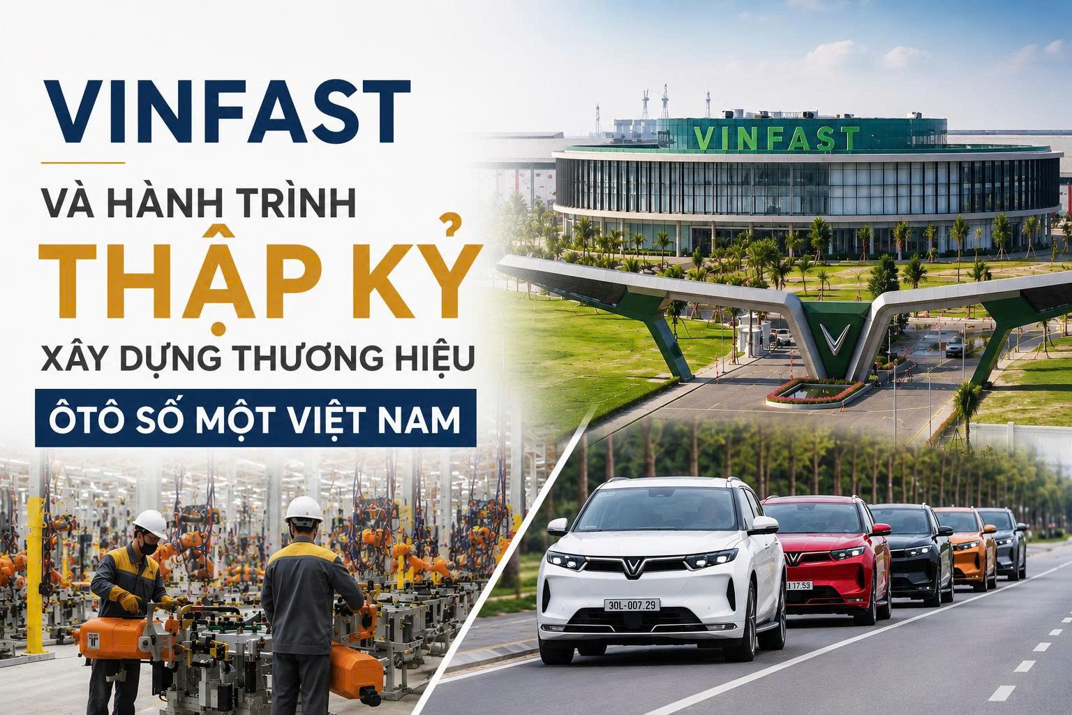 (21/6) VinFast và hành trình thập kỷ xây dựng thương hiệu ôtô số một Việt Nam